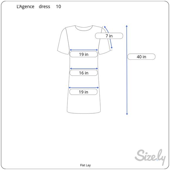 L’Agence Sheer Black Silver Lace Sheath Dress w/ Tan Silk Slip Short Sleeve 10 - Picture 11 of 11